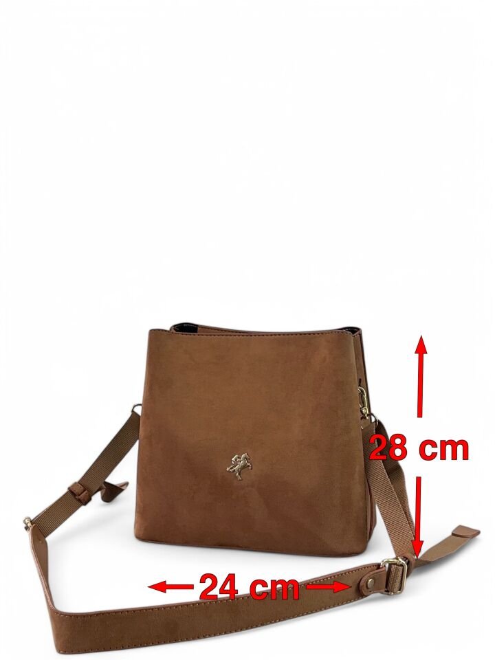 Nas Bag Baskılı Kadın Çanta Siyah