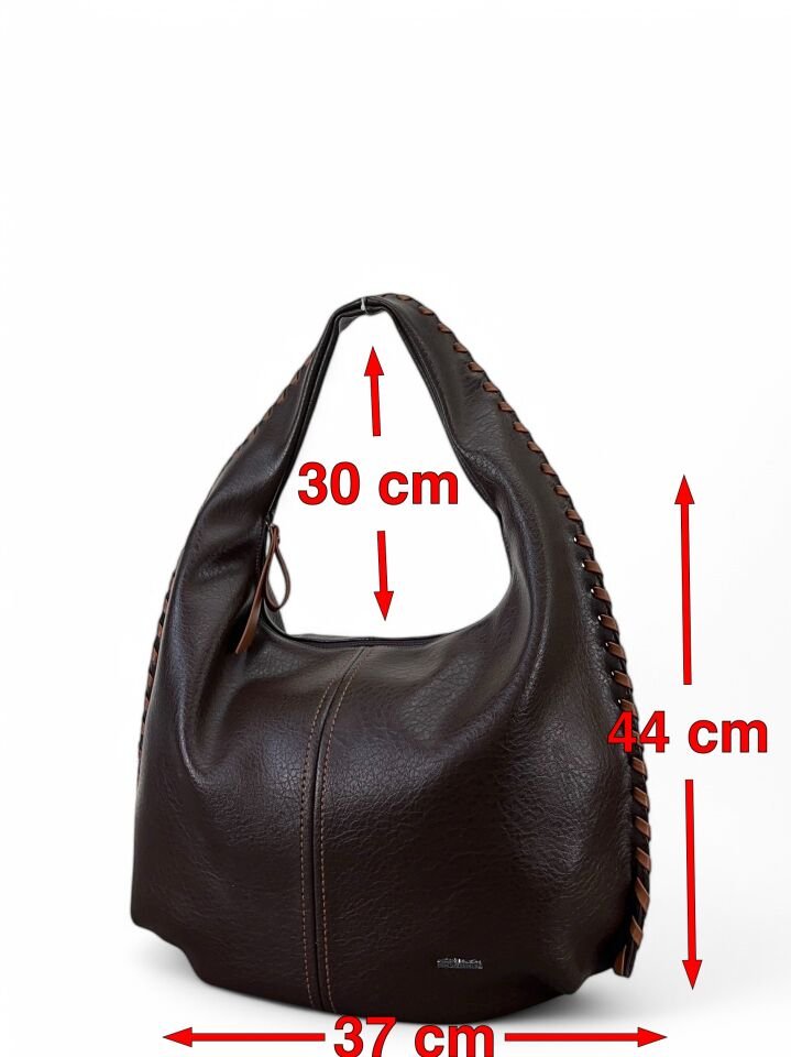Nas Bag Salaş Örgü Çanta Siyah