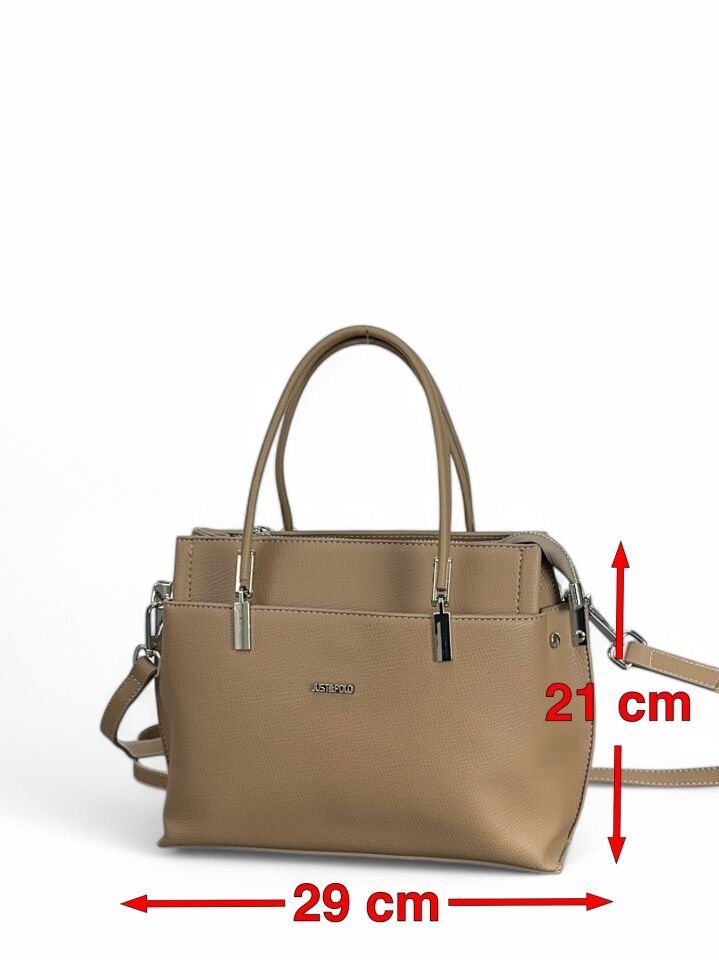 Just Polo Kadın El ve Omuz Çanta CAMEL