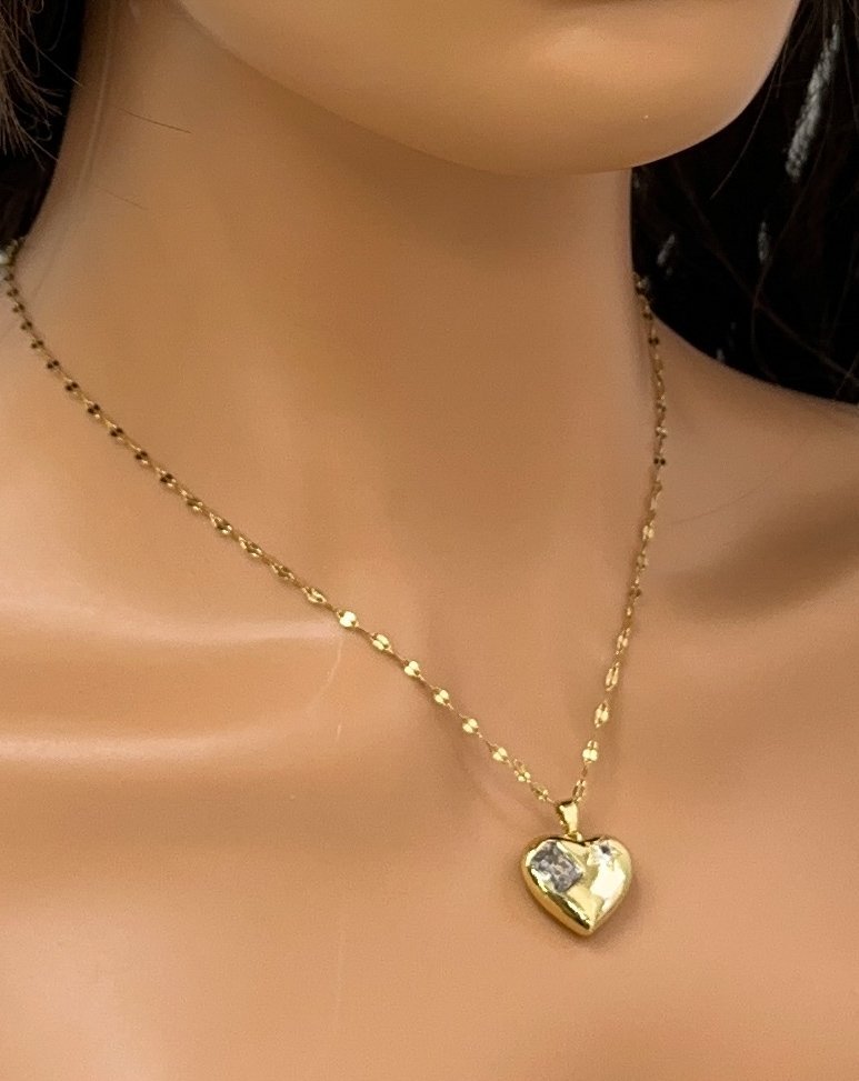 Kalpli Gold Kararmaz Çelik Kadın Kolye