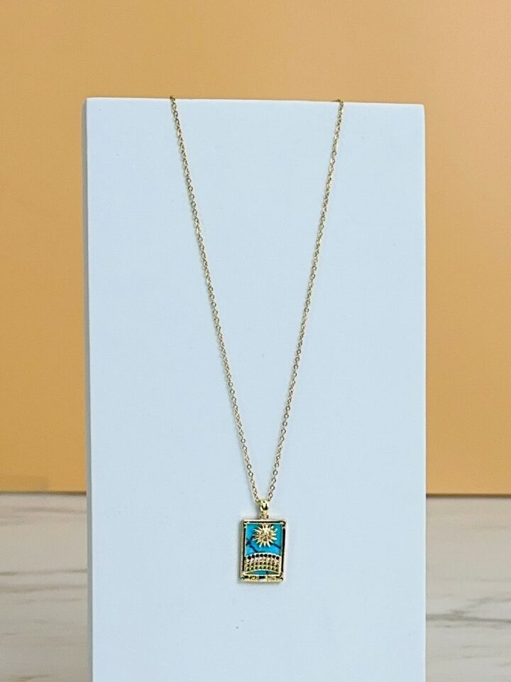 Gold Tarot Kararmaz Çelik Kadın Kolye Gold Tarot Kararmaz Çelik Kadın Kolye