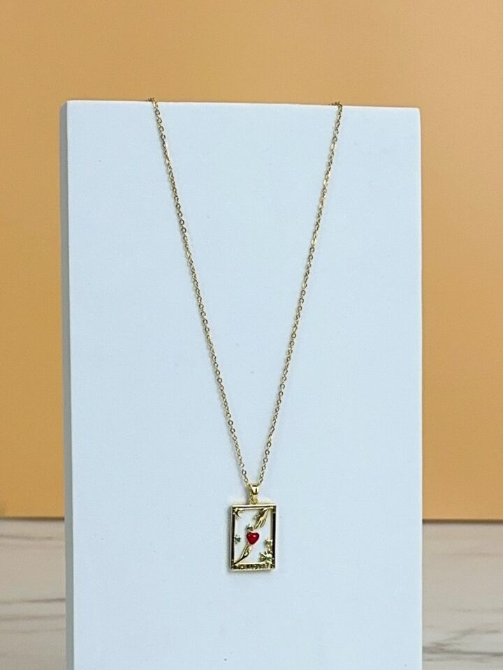 Gold Tarot Kararmaz Çelik Kadın Kolye Gold Tarot Kararmaz Çelik Kadın Kolye