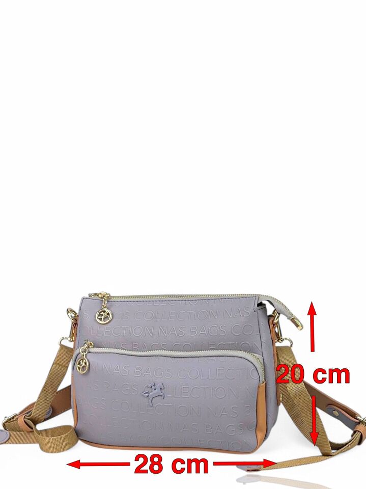 Nas Bag Baskılı Kadın Çanta Yeşil