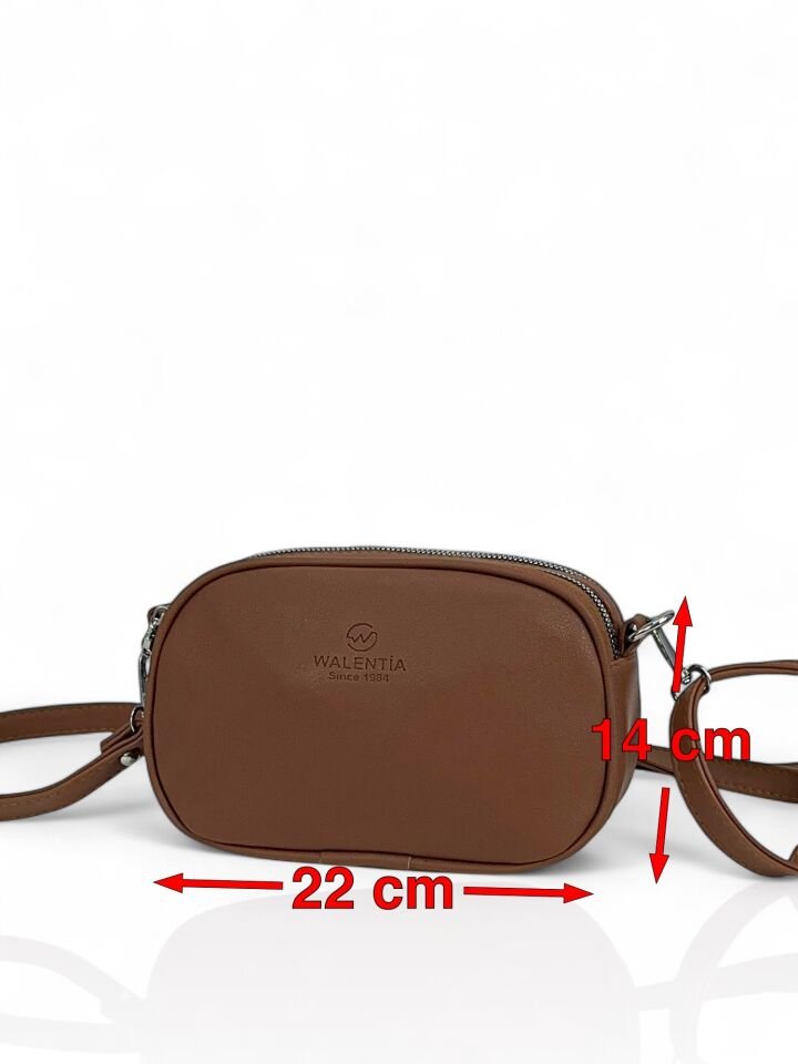 Çift Bölmeli Kadın Omuz Çanta CAMEL