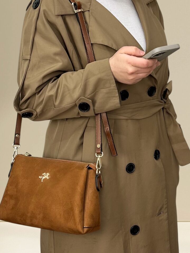 Nas Bag Baskılı Kadın Omuz Çantası